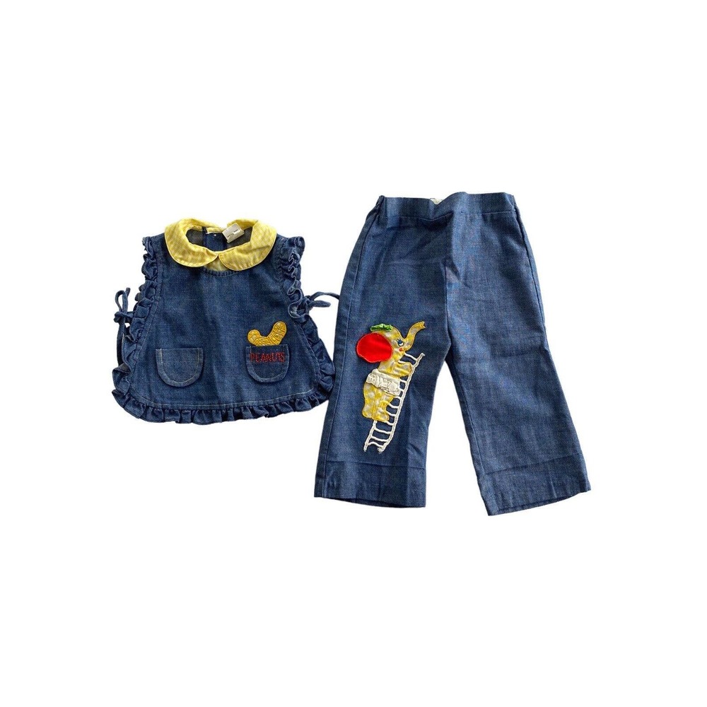 VTG SEARS Smock Girls Outfit